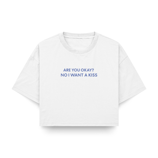 ARE YOU OK CROP-TOP